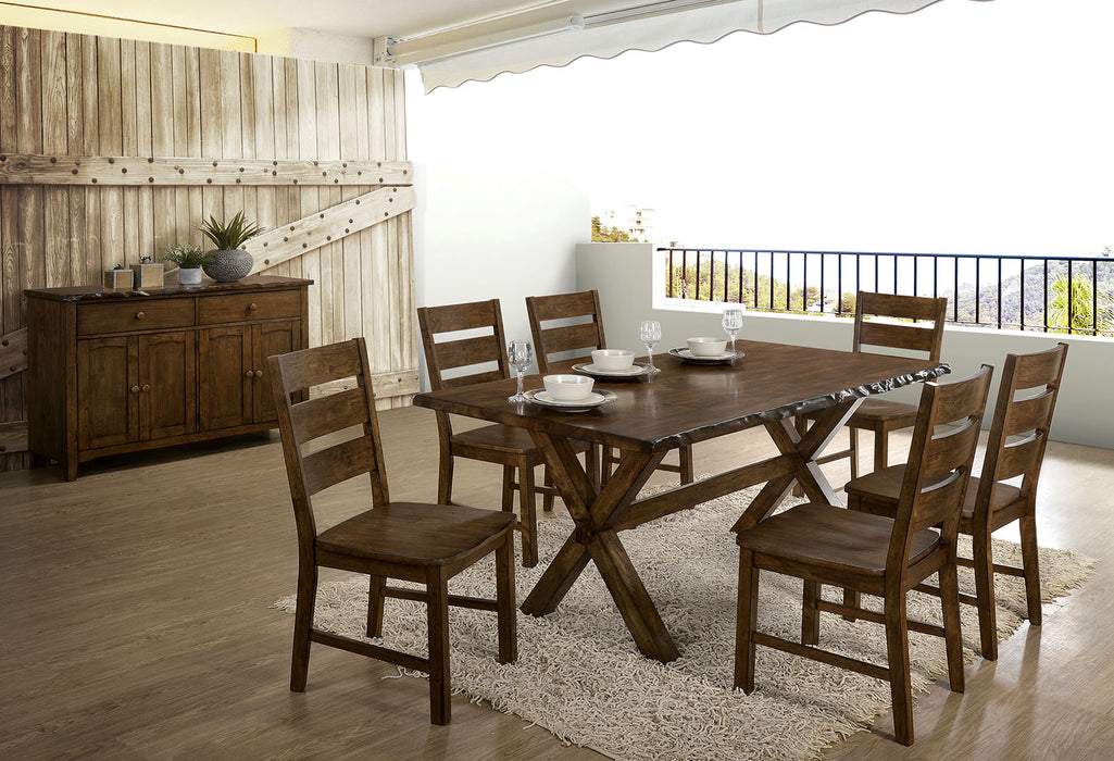 Woodworth Walnut 7 Pc. Dining Table Set