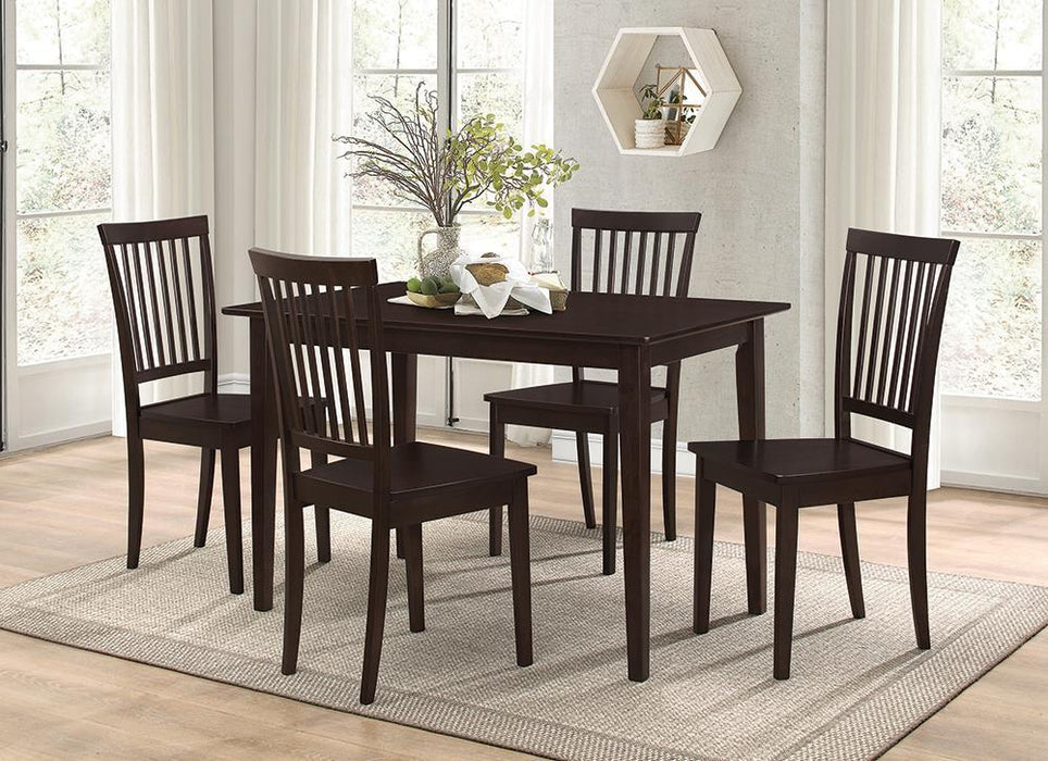 Oakdale Casual Cappuccino Five Piece Dinette Set