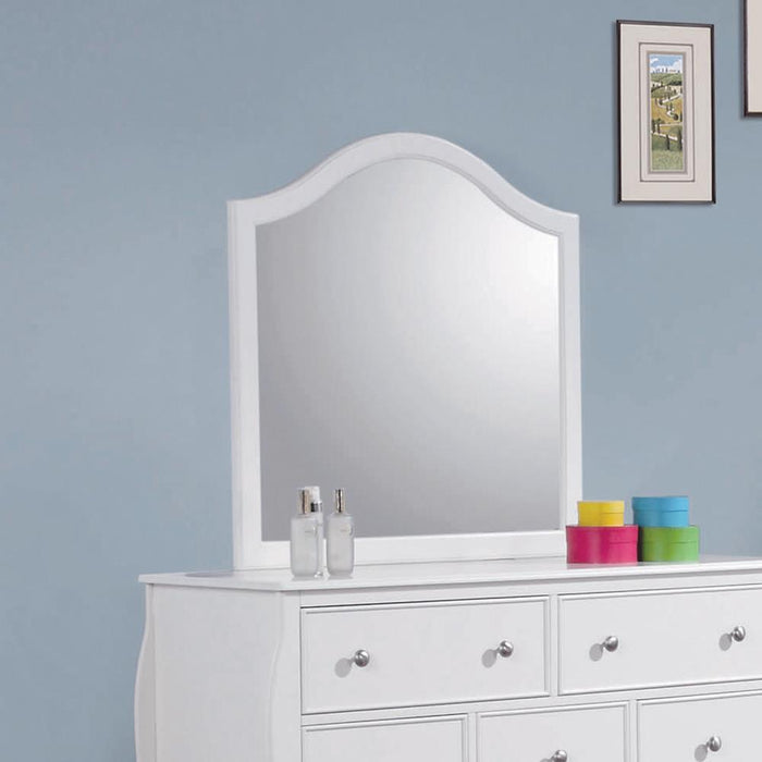 Dominique French Country White Mirror