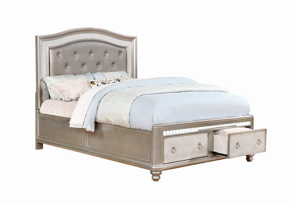 Bling Game Metallic California King Bed