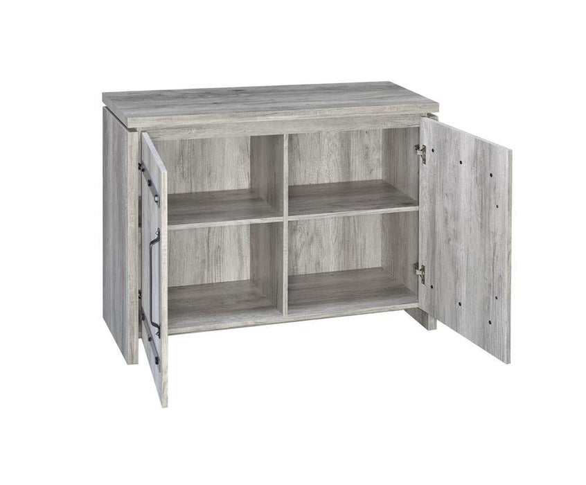 Rustic Grey Accent Cabinet