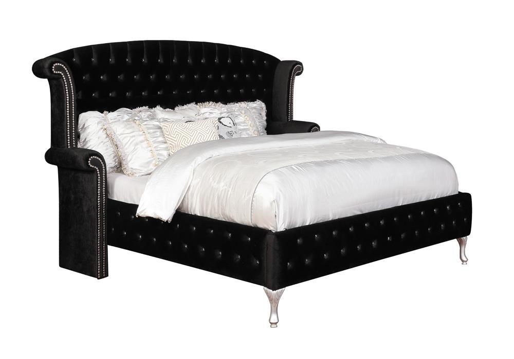 Deanna Contemporary Queen King Bed