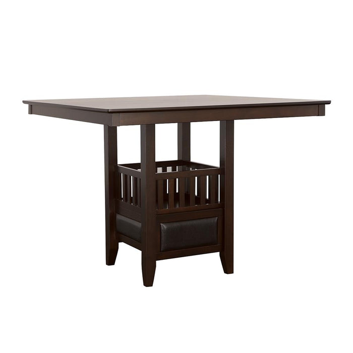 Jaden Casual Espresso Counter  Height Table image