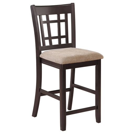 Lavon Transitional Light Oak and Espresso Counter Height Chair image