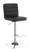 G120695 Contemporary Black Adjustable Padded Back Bar Stool image