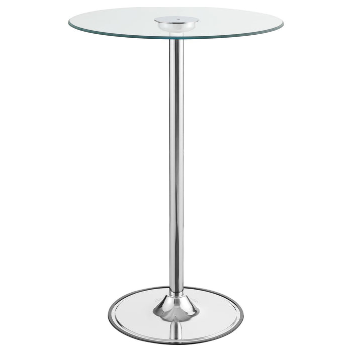 G122400 Contemporary Chrome LED Bar Table image