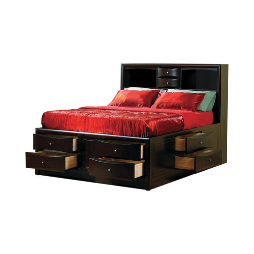 Phoenix Queen Bookcase Bed image