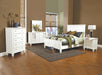 Sandy Beach White King Five Piece Bedroom Set image