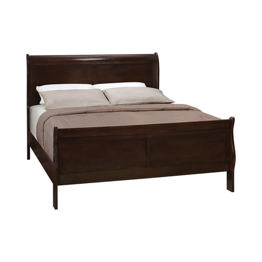 Louis Philippe Cappuccino Queen Sleigh Bed image
