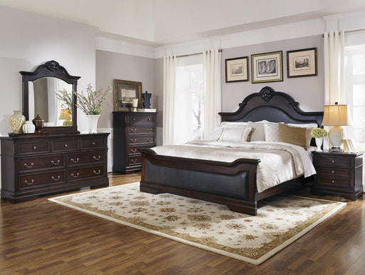 Cambridge Traditional Dark Brown Eastern King Four Piece Set image