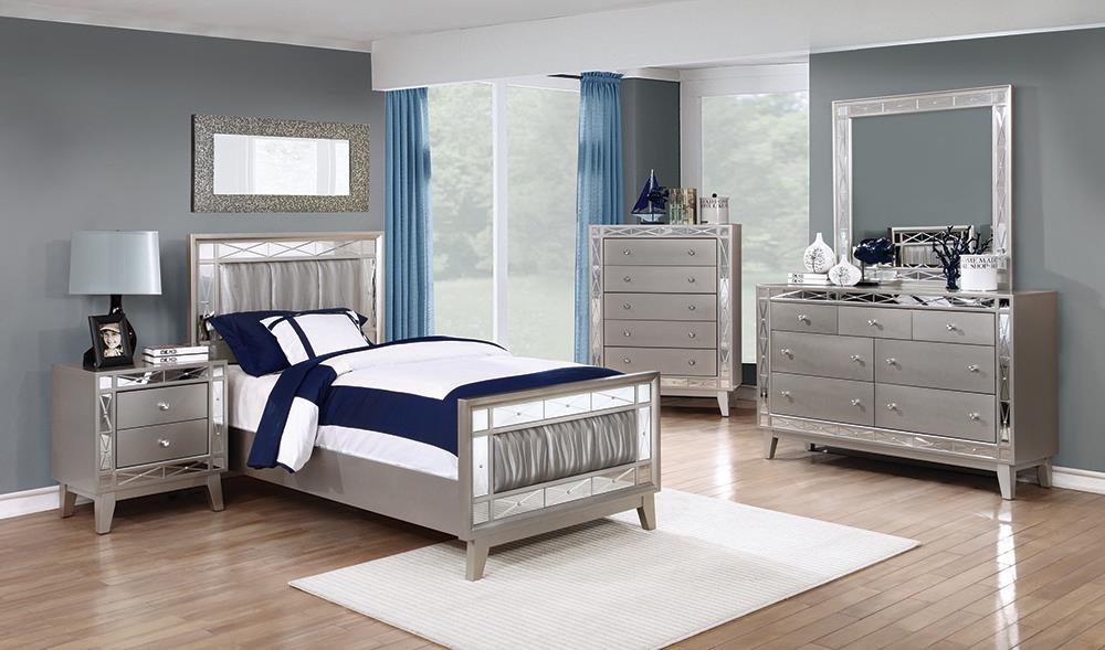 Leighton Contemporary Metallic Twin Four Piece Set image