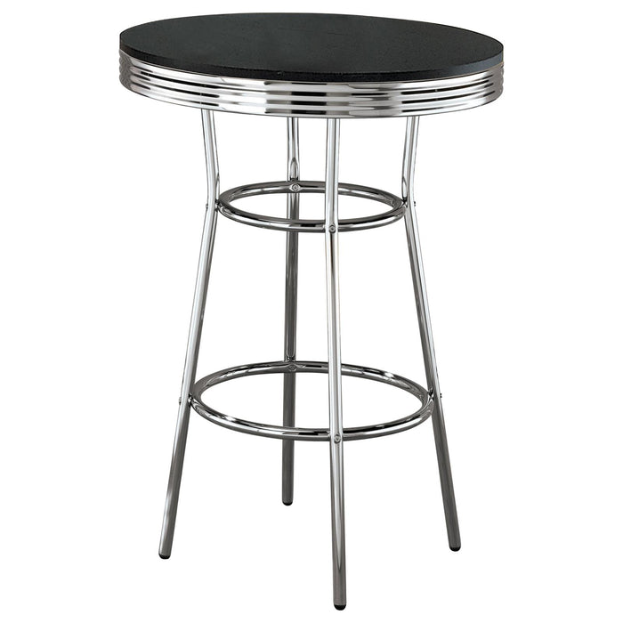 G2405 Contemporary Black Bar Height Table image