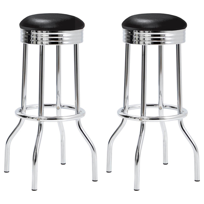 Cleveland Chrome Soda Fountain Bar Stool image