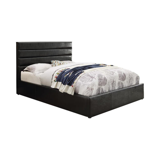 Riverbend Casual Black Queen Storage Bed image