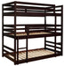 Sandler Cappuccino Three Bed Bunk Bed image