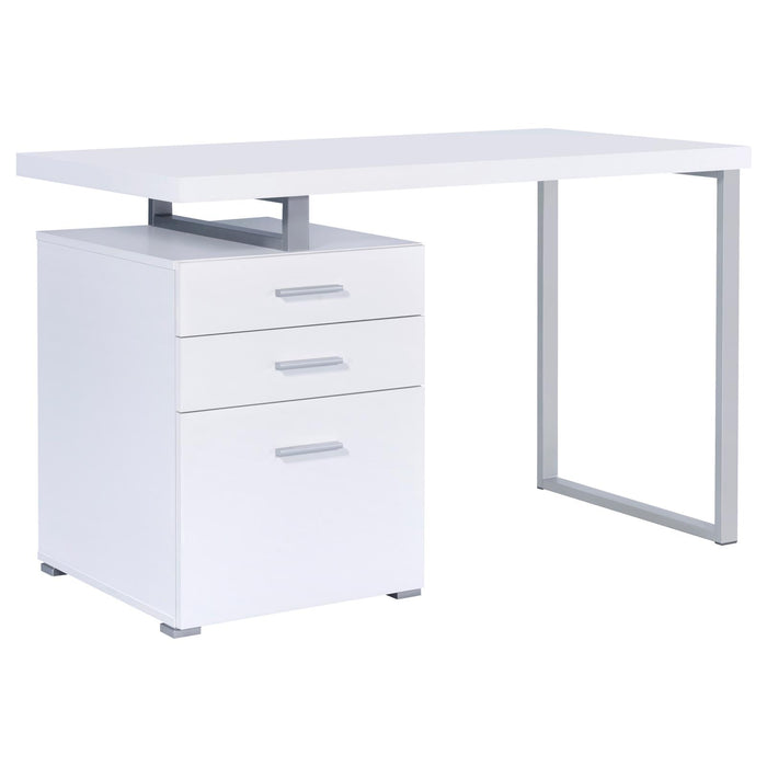 G800325 Contemporary White Writing Desk image