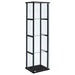 G950171 Contemporary Glass and Black Curio Cabinet image