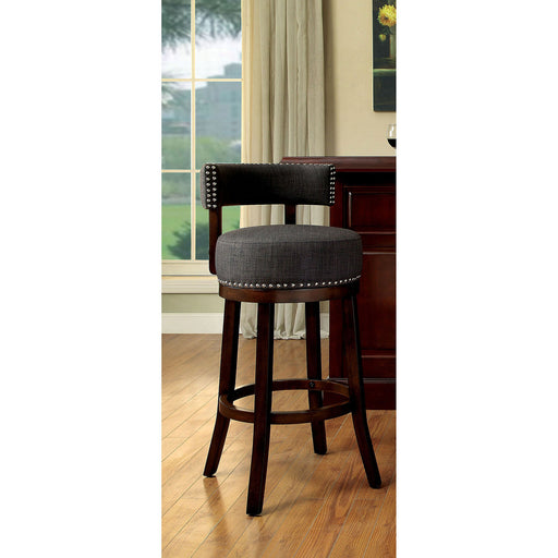 LYNSEY Dark Oak/Gray 29" Bar Stool image