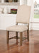 Julia Light Oak/Ivory Side Chair (2/CTN) image