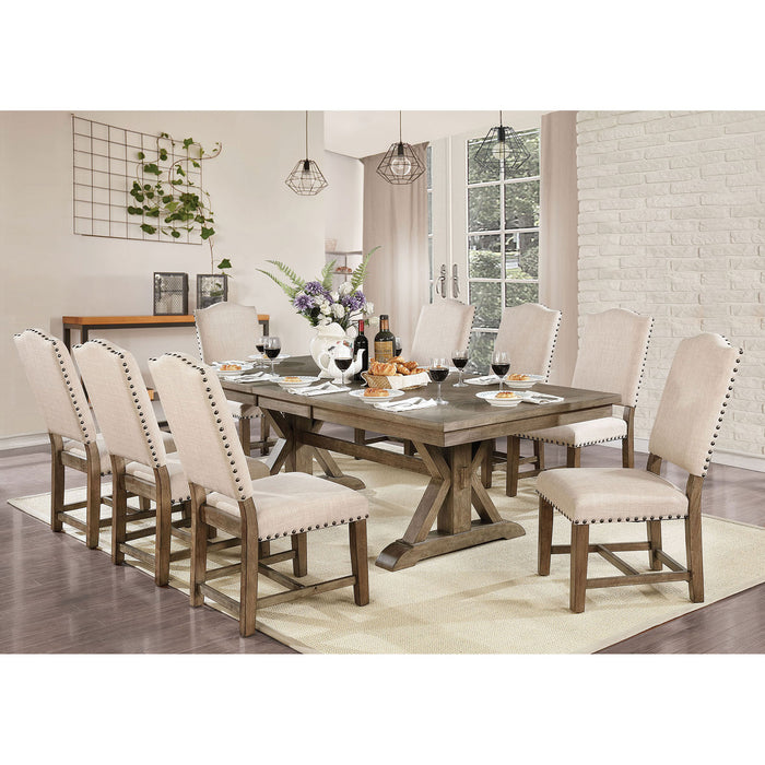 Julia Light Oak 7 Pc. Dining Table Set image