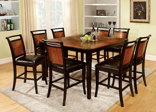 Salida II Acacia/Black 9 Pc. Counter Ht. Table Set image