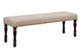 HOLCROFT Antique Cherry/Beige Bench image