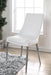 Izzy Silver/White Side Chair, White (2/CTN) image