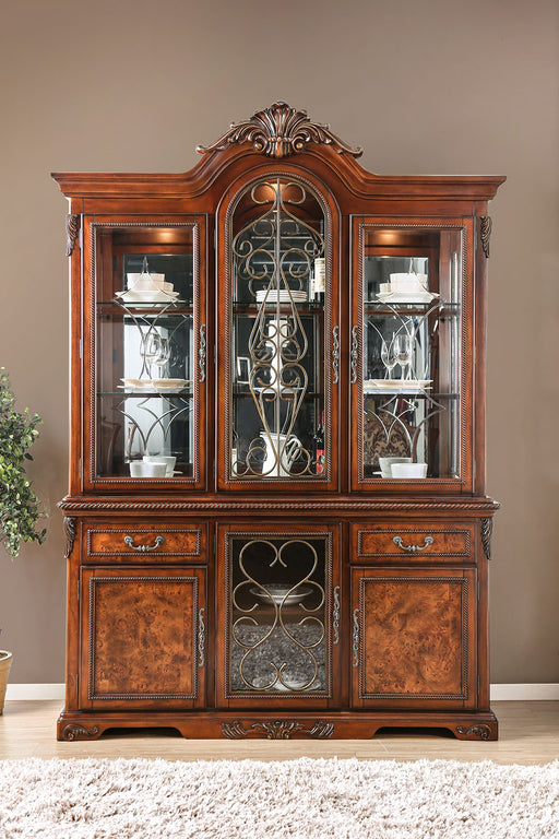 Lucie Brown Cherry Hutch & Buffet image