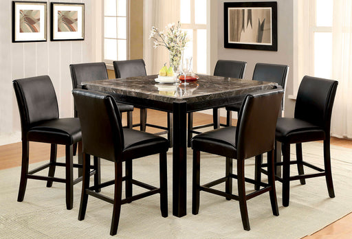 GRANDSTONE II Black/Black 7 Pc. Dining Table Set image