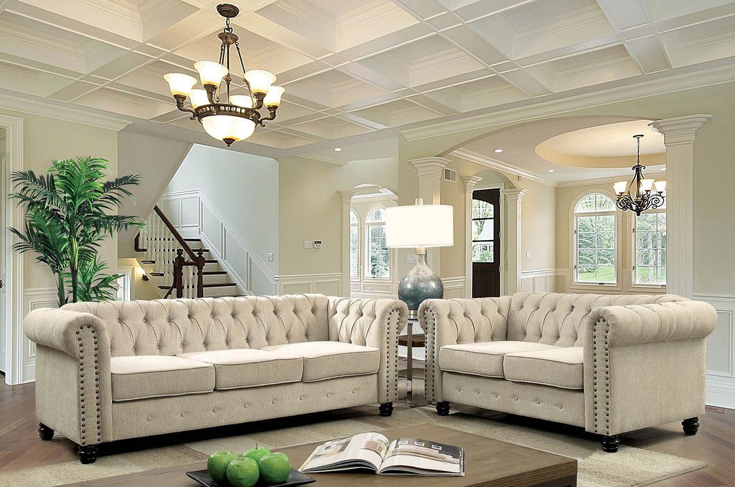 Winifred Ivory Sofa + Love Seat image