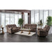 Celia Brown Sofa + Love Seat image