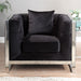 EVADNE Chair w/ Pillow, Black image