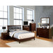 Enrico I Brown Cherry 5 Pc. Queen Bedroom Set w/ 2NS image