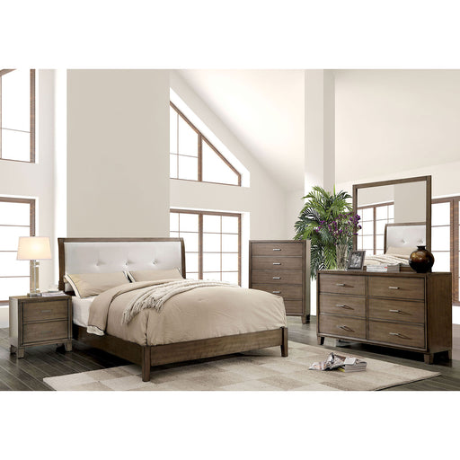 ENRICO I Gray 5 Pc. Queen Bedroom Set w/ 2NS image