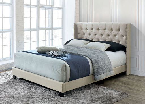 JENELLE Twin Bed, Beige image