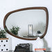 Fulton Dark Oak/Dark Walnut Curved Mirror image