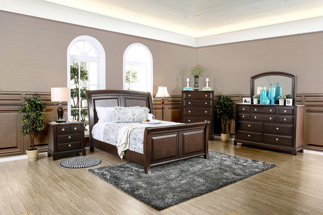 Litchville Brown Cherry 5 Pc. Queen Bedroom Set w/ Chest image