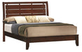 Crown Mark Furniture Evan King Bed in Warm Brown image