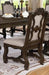 Crown Mark Neo Renaissance Side Chair in Brown 2420S (Set of 2) image