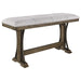 Crown Mark Quincy Counter Height Bench in Light Brown 2831-BENCH image