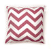 Zoe Red Chevron 22" X 22" Pillow, Red Chevron (2/CTN) image