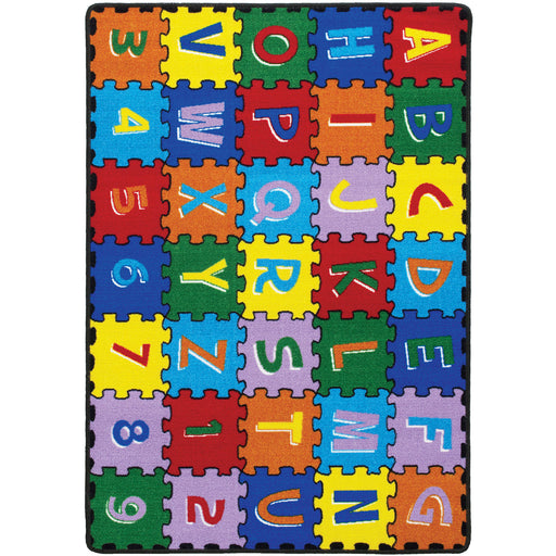 Abbey Alphabet/Multi 4' 9" X 6' 9" Area Rug image