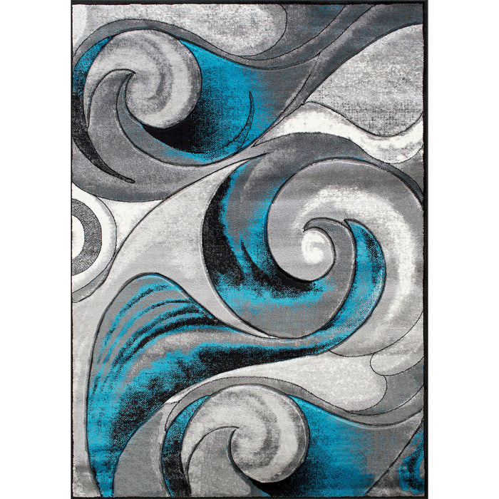 Niksar Turquoise 5' X 7' Area Rug image