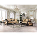 Aislynn Gold/Espresso Sofa + Love Seat image