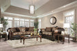 Newdale Brown/Gold Sofa + Love Seat image